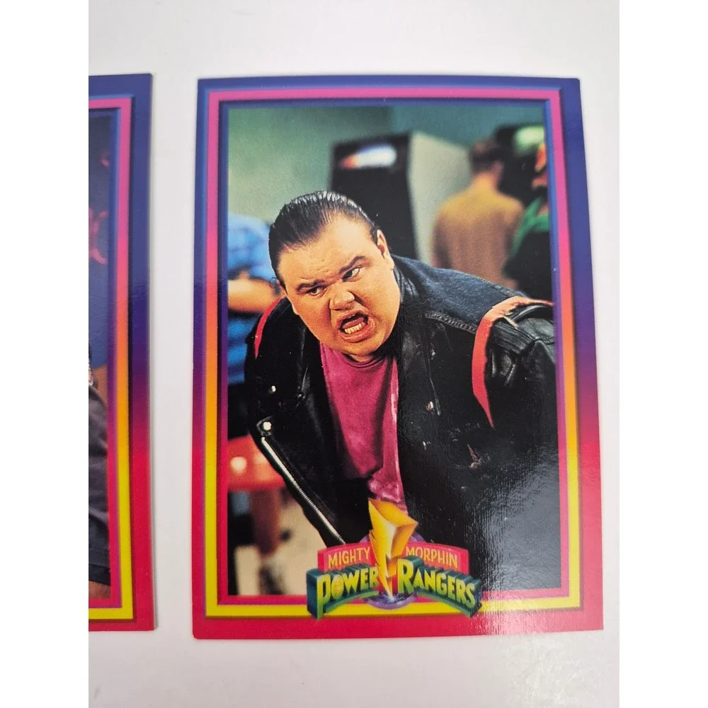 1994 Mighty Morphin Power Rangers Bulk and Skull Trading Cards 25, 26 Lot